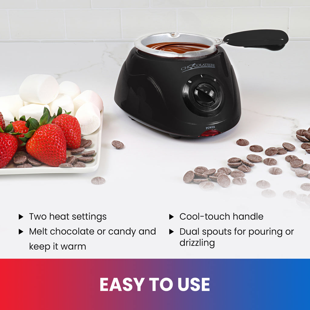 Electric Chocolate Melting Pot Long Handle Heating Candy Wax with